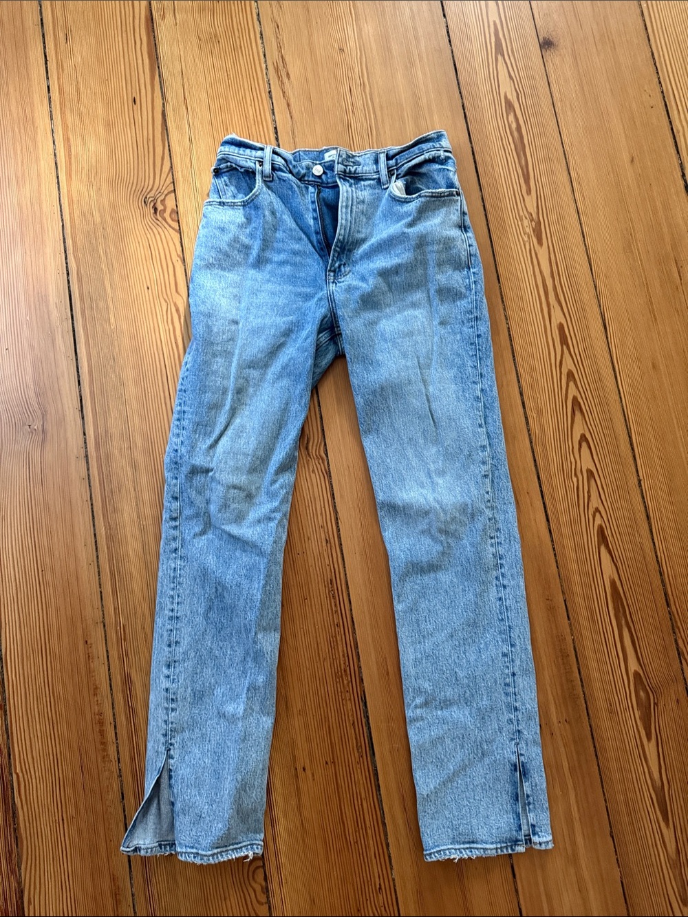 Abercrombie & Fitch Light Blue Straight Leg Jeans